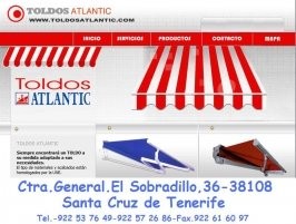 TOLDOS ATLANTIC - Pérgolas - Toldo Plano - Toldo articulado - Cofre - Cubre piscinas - Santa Cuz de Tenerife